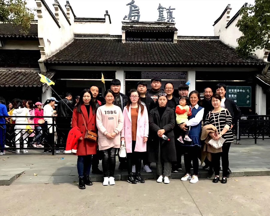 公司组织上海、乌镇等地区旅游