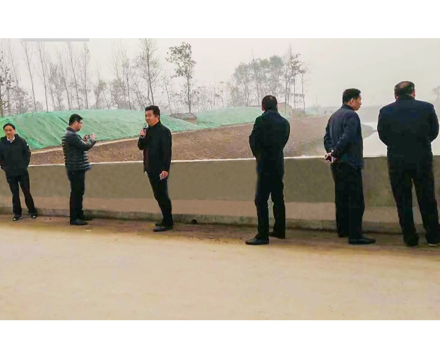 业主领导工地检察照片